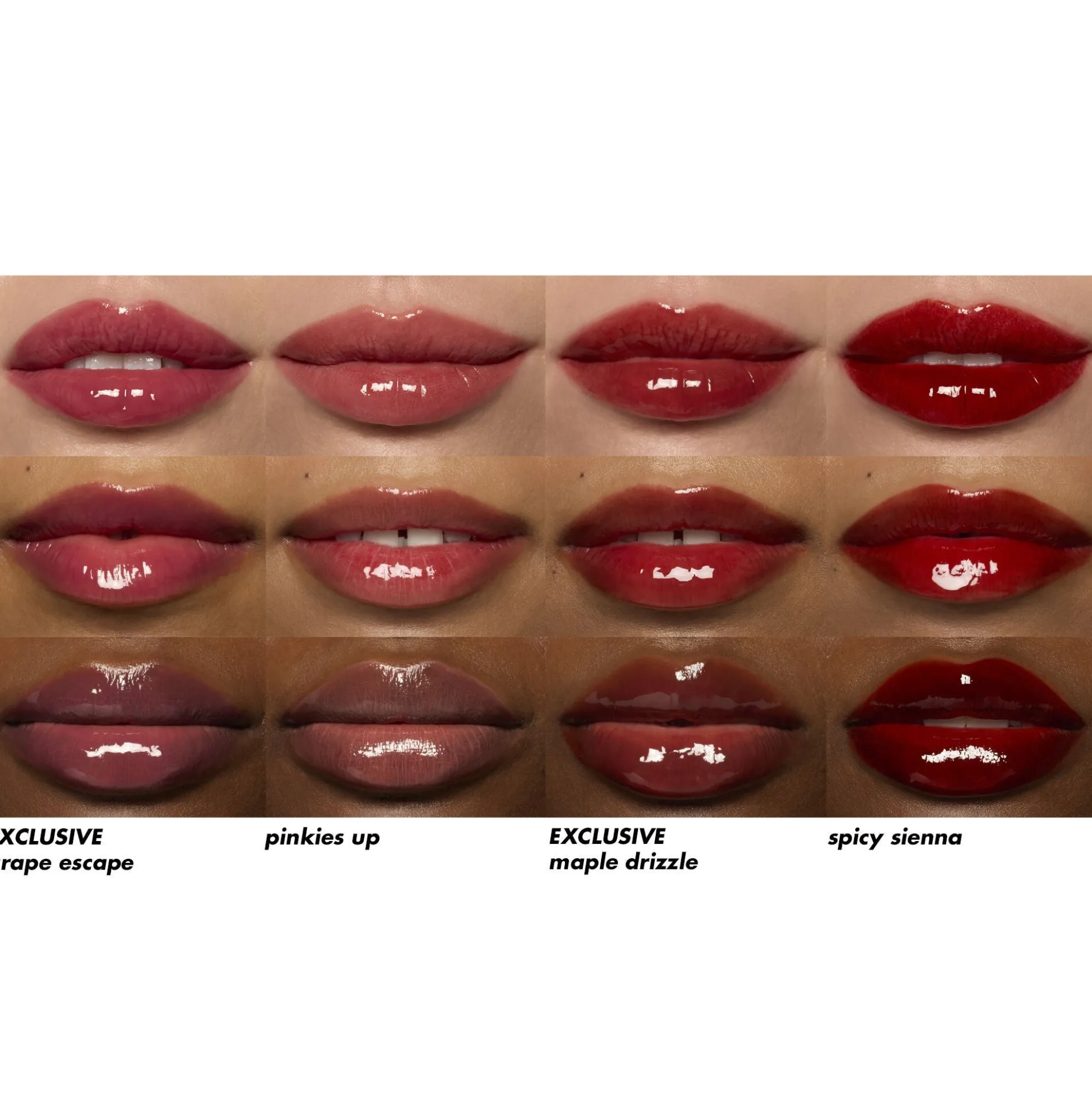 Glossy Lip Stain Shades 4 Days Kit