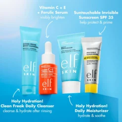 Wake the e.l.f. Up Skincare Kit